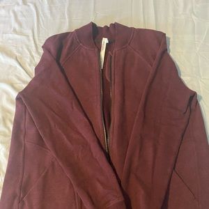 Lululemon oversized zip up sweatshirt